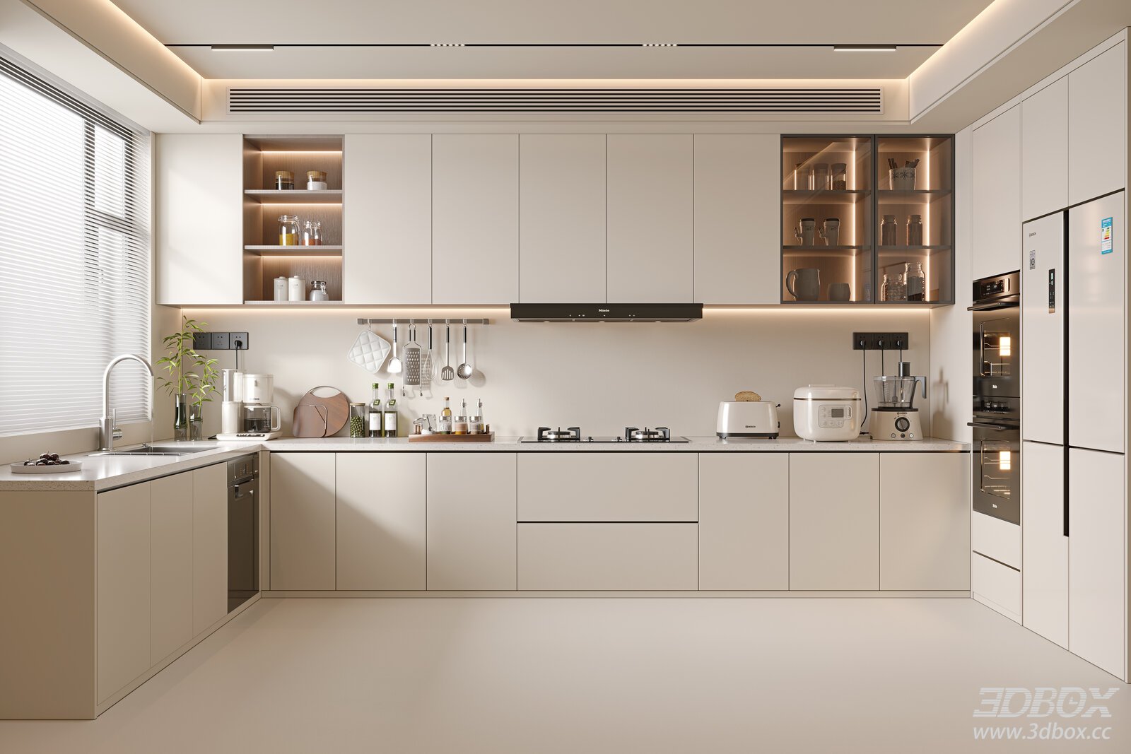 Cream Style Kitchen