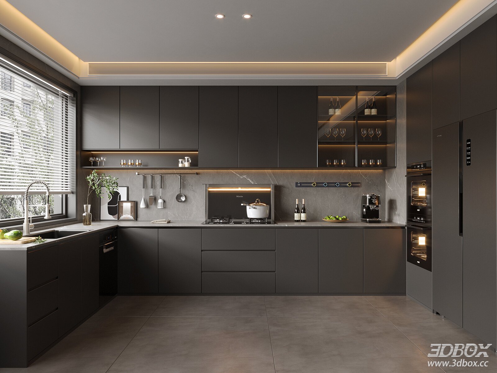 Modern Italian Light Luxury Kitchen