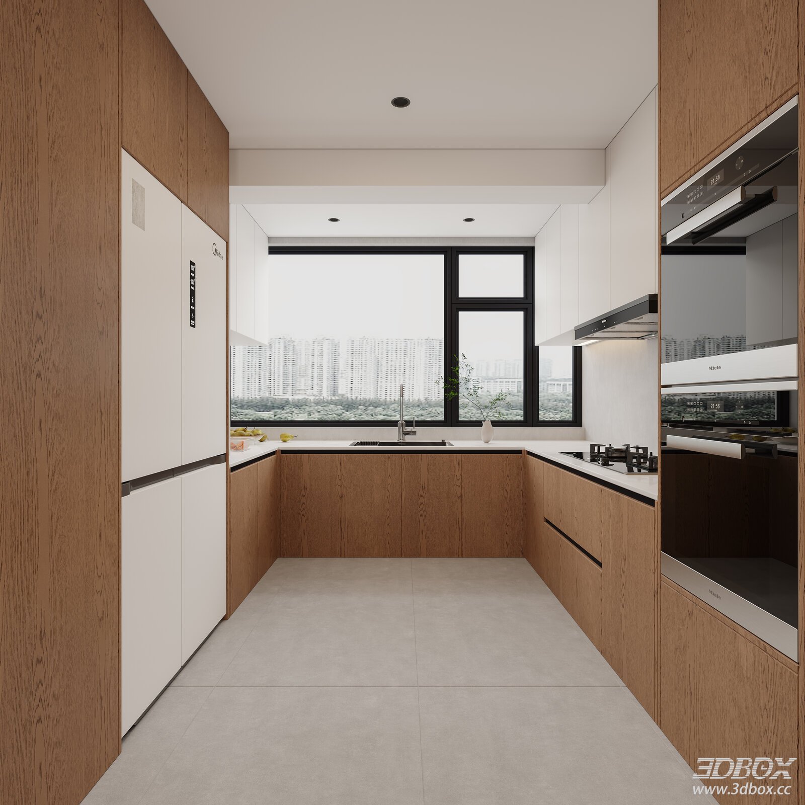 Modern Wood Kitchend