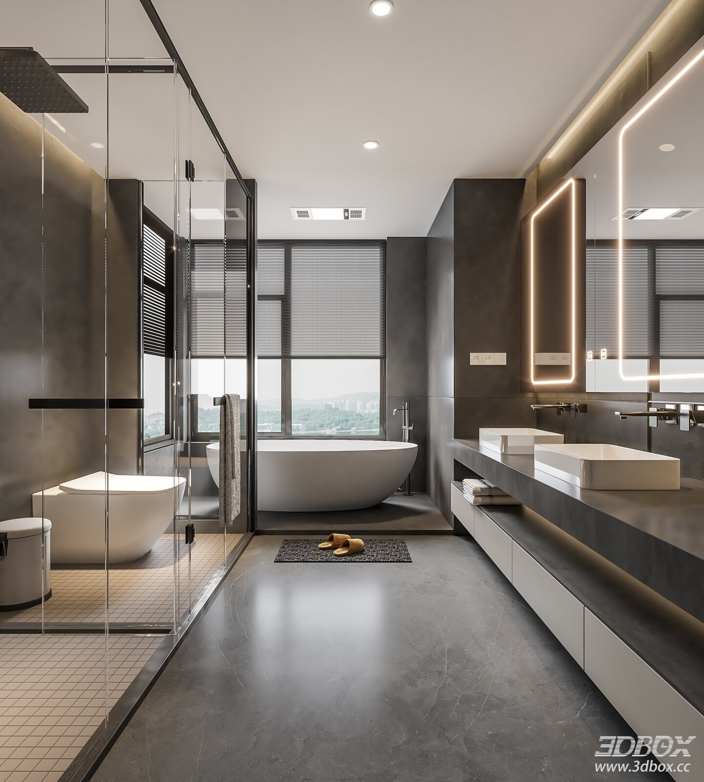 Modern Minimalist Bathroom