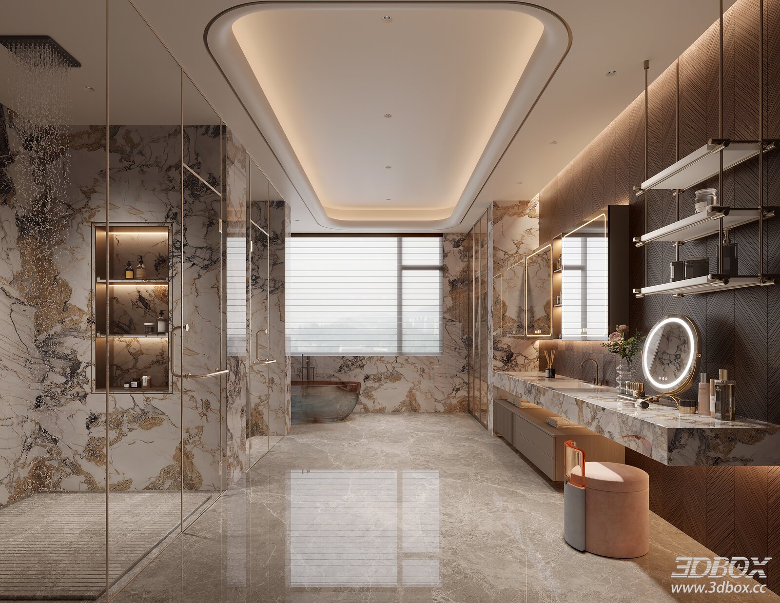 Modern Light Luxury Bathroom