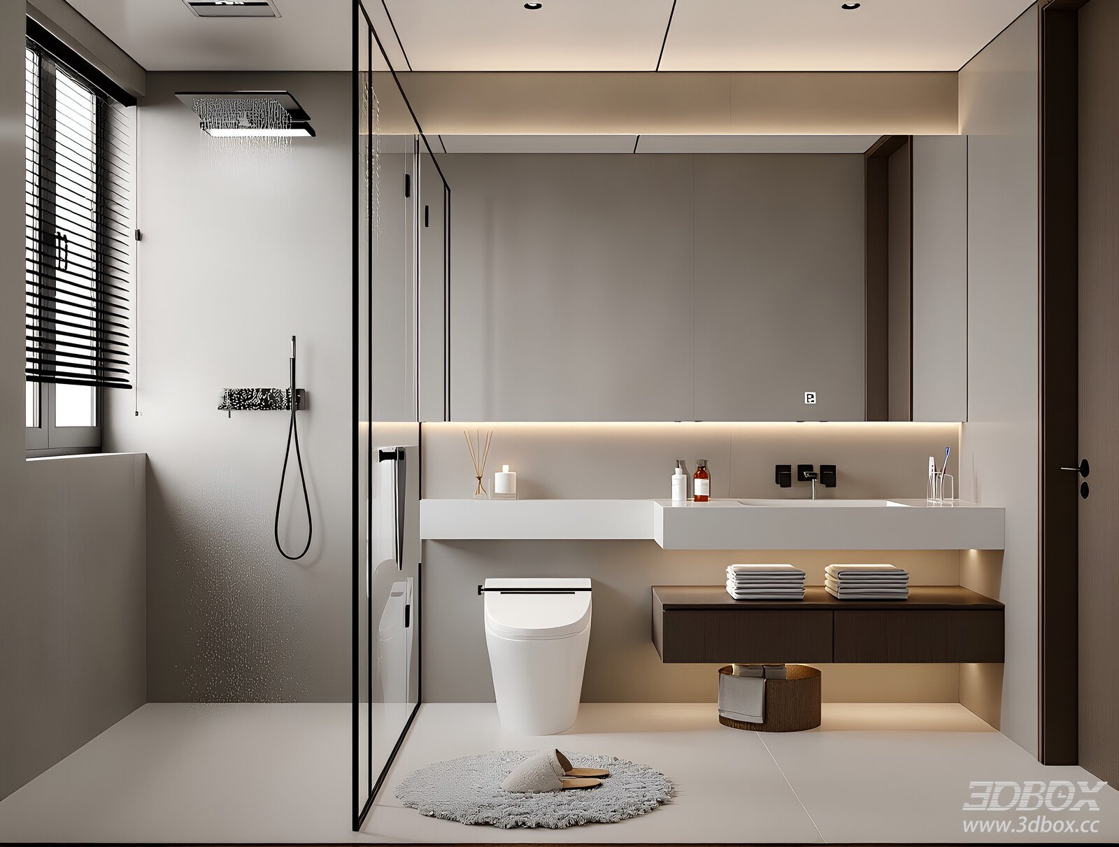 Modern Minimalist Bathroom