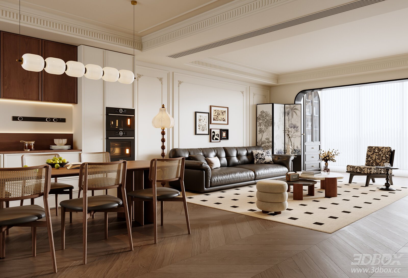 French Vintage Dining Room