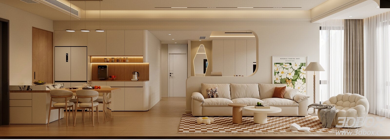 Wood Living Room Cream Style Cream Style Wine Cabinet Cream Style Cream Style Sofa Coffee Table Cream Style Cream Style