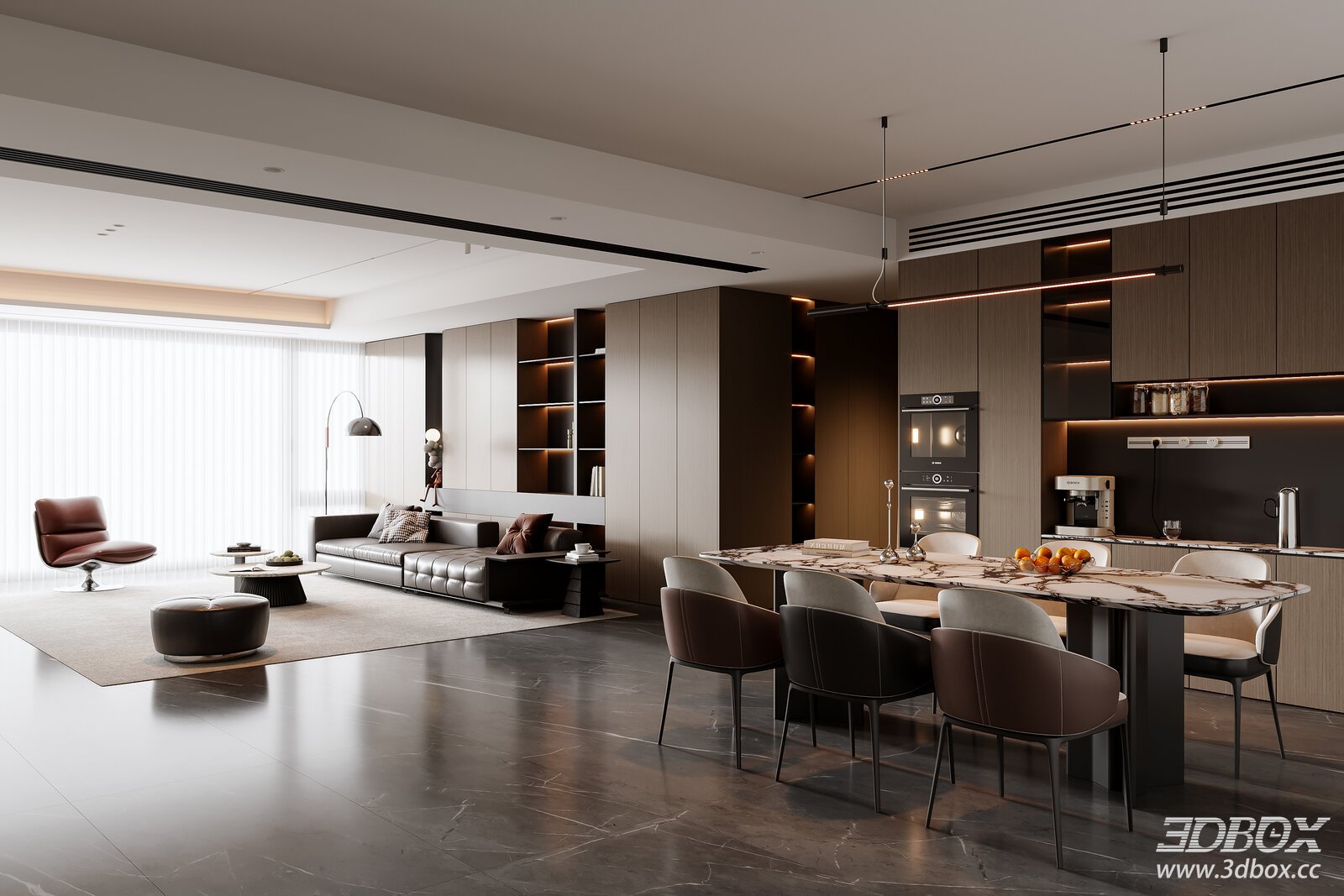Modern Italian Dining Room