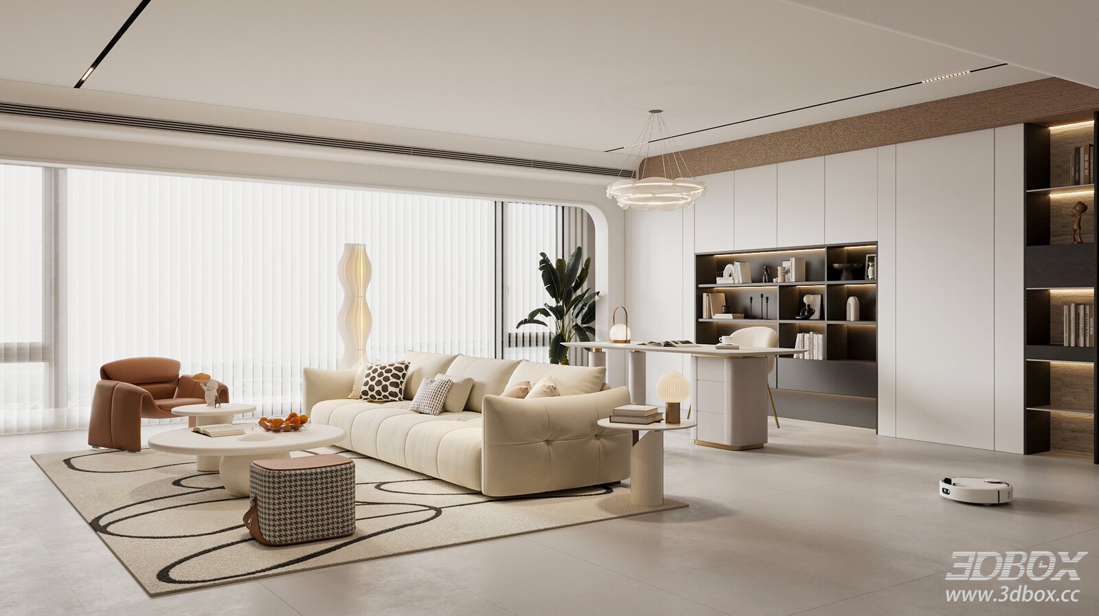 Modern Living Room Open Living
