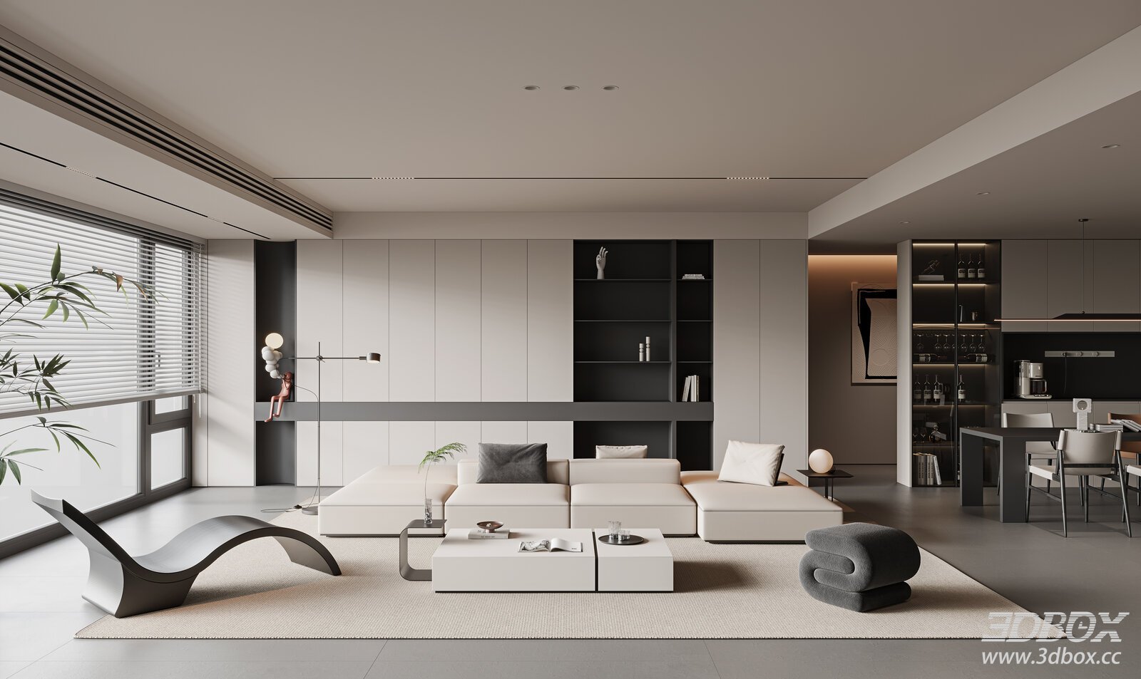 Modern Minimalist Dining Room