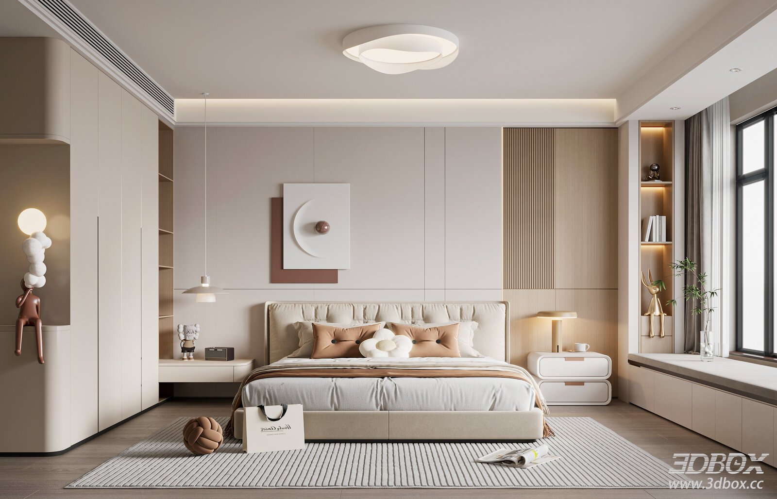 Modern Cream Style Bedroom