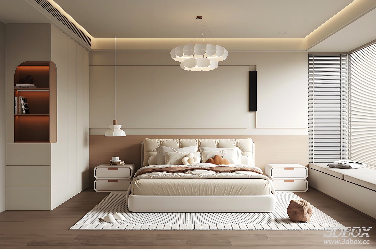 Modern Bedroom Double Bed Bedroom Master Bedroom Wardrobe
