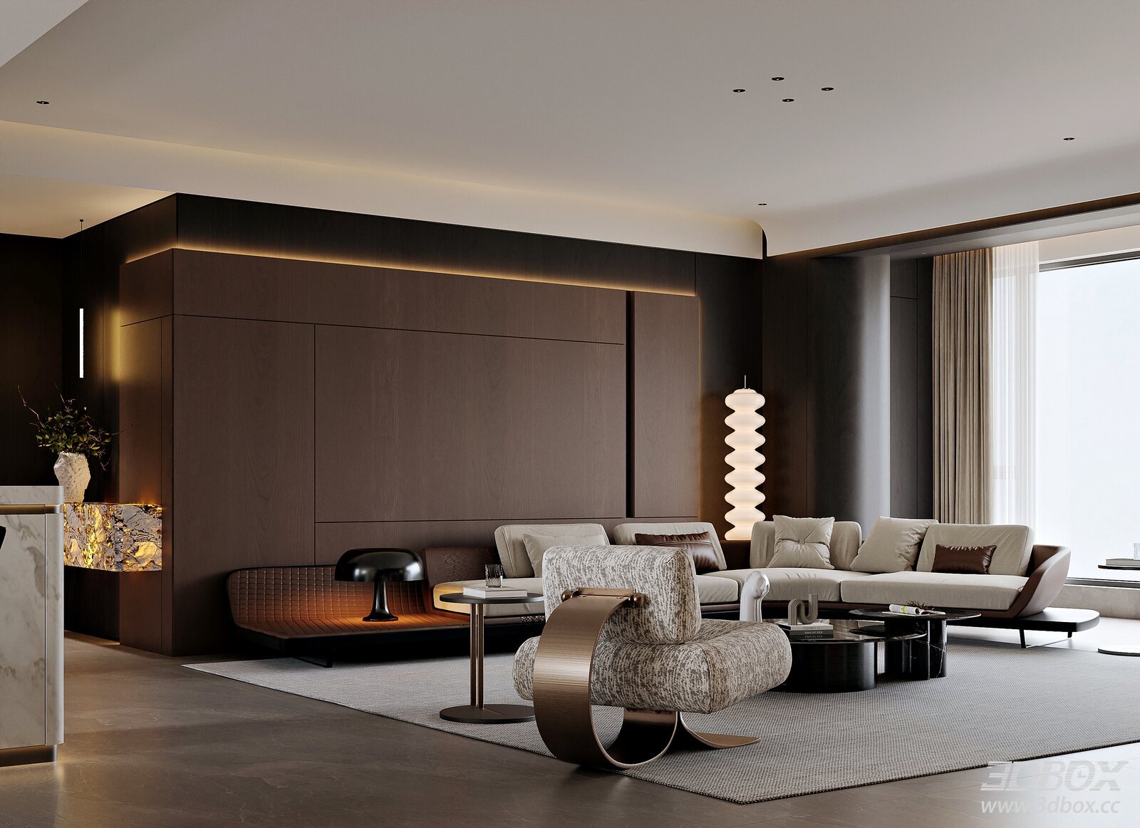 Modern Living Room Dining Room