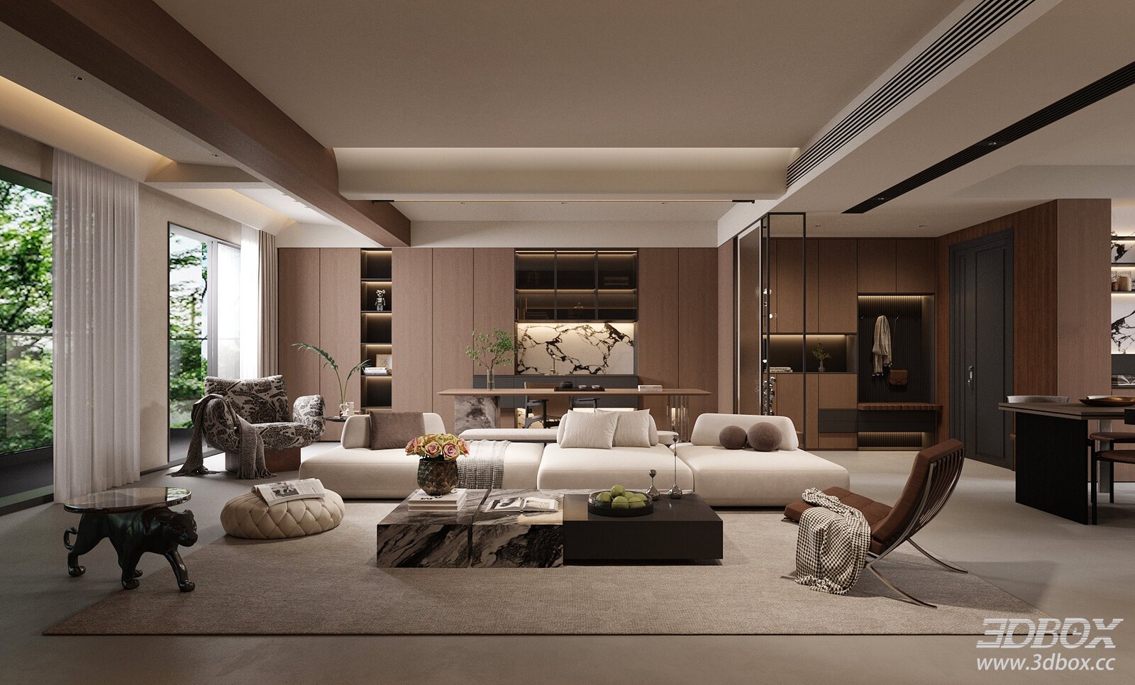 Italian Light Luxury Living Room Living Room Sofa Coffee Table