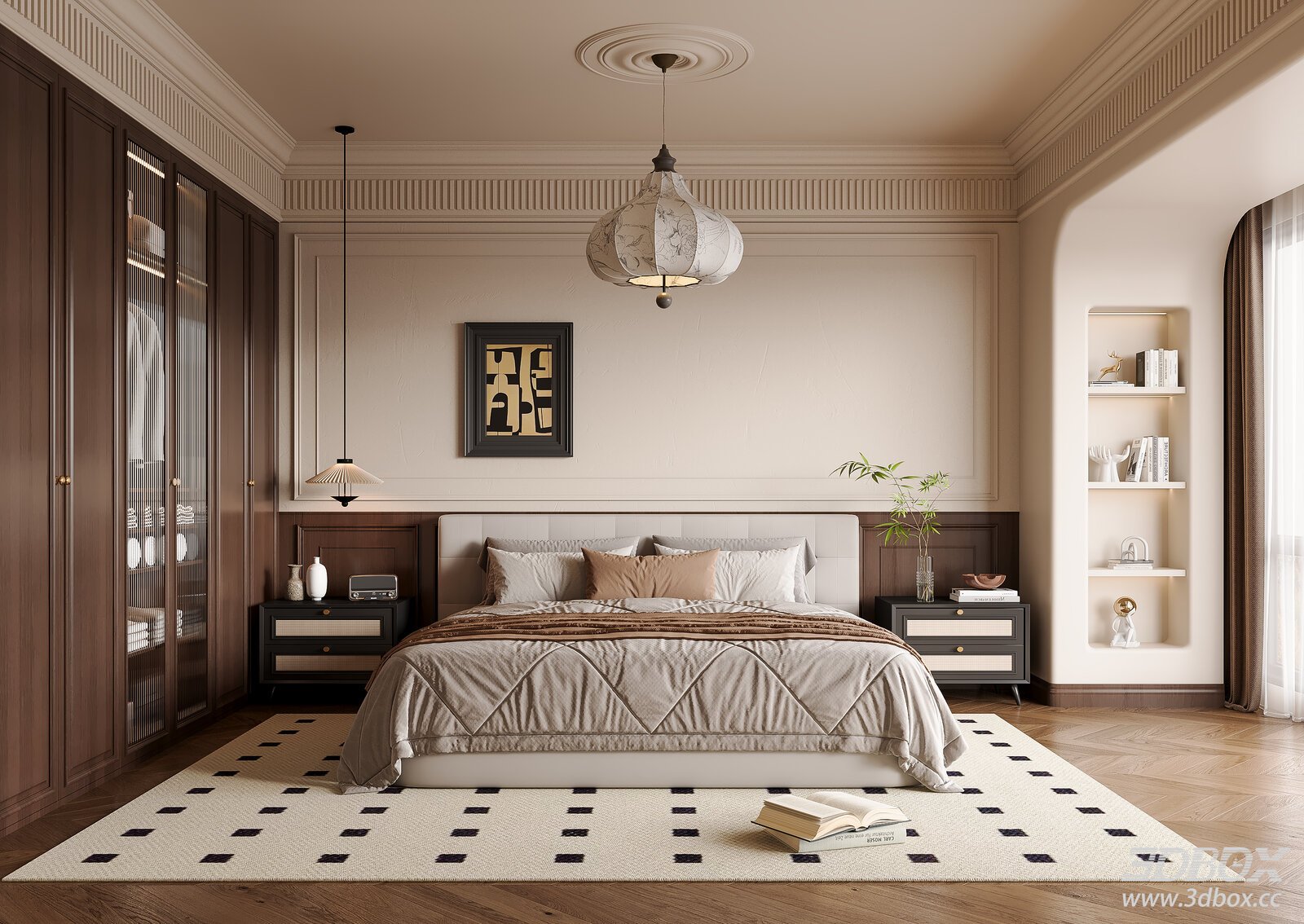French Vintage Bedroom