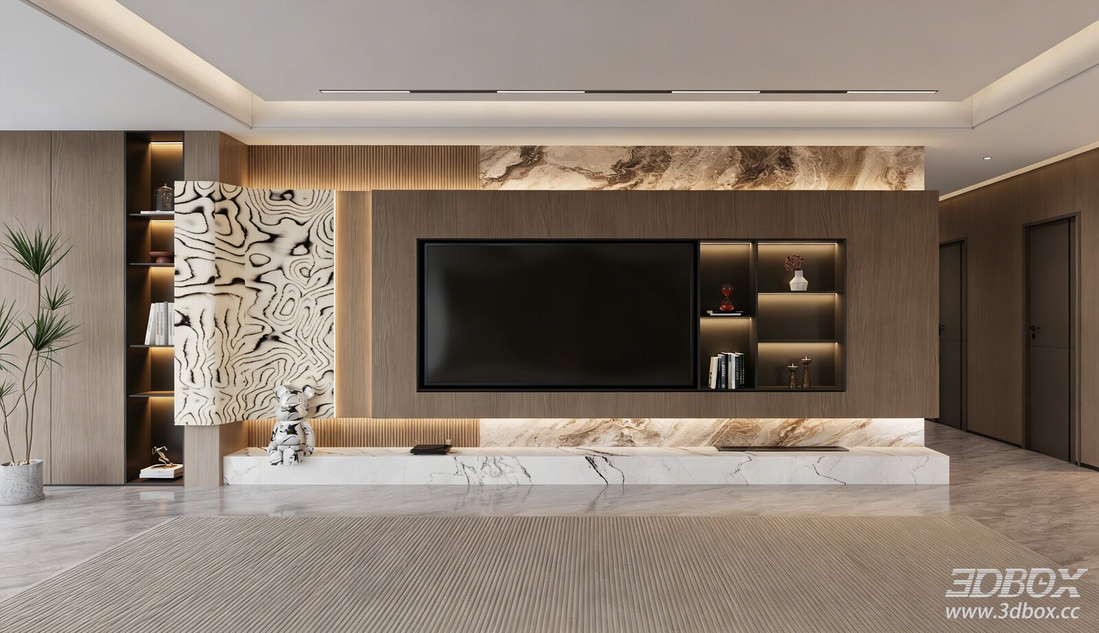 Modern Italian Background Wall TVBackground Wall