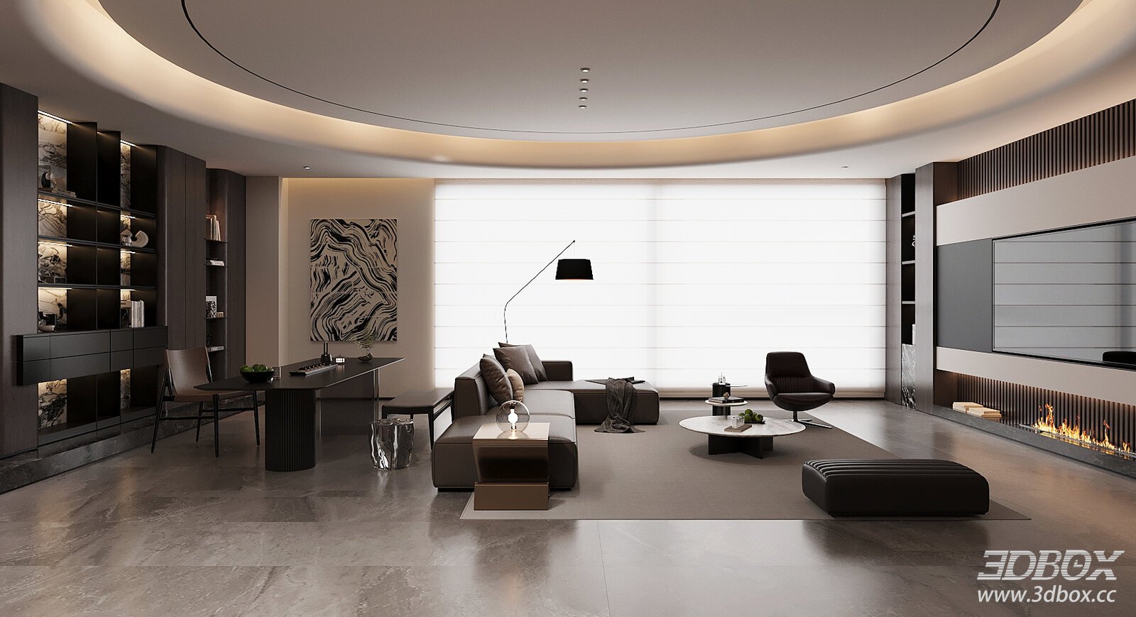 Modern Italian Living Room Light Luxury Italian Living Room Living Room Living Room Sofa Coffee Table Open Plan Living Room Living Room TVBackground Wall