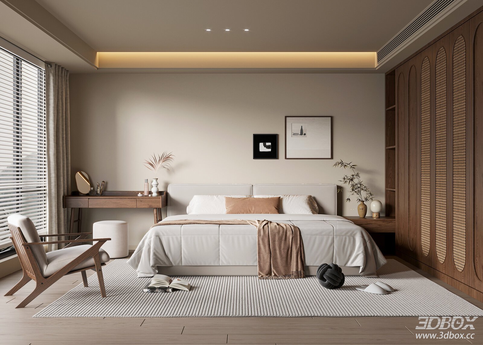 Wabi Sabi Vintage Bedroom
