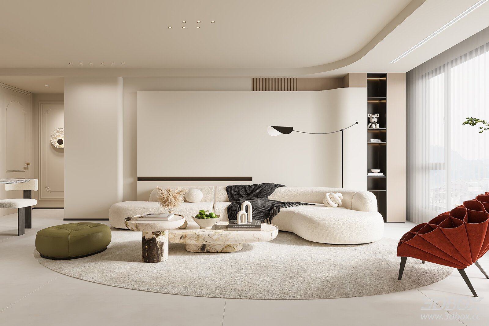 Modern Cream Style Dining Room