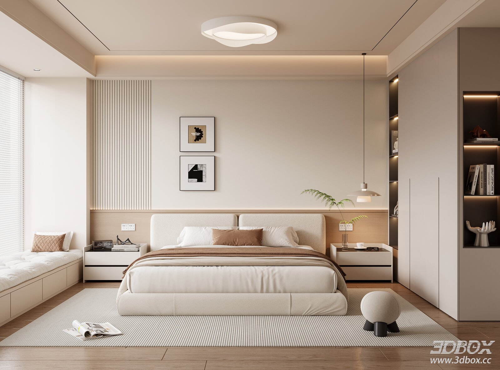 Modern Cream Style Bedroom