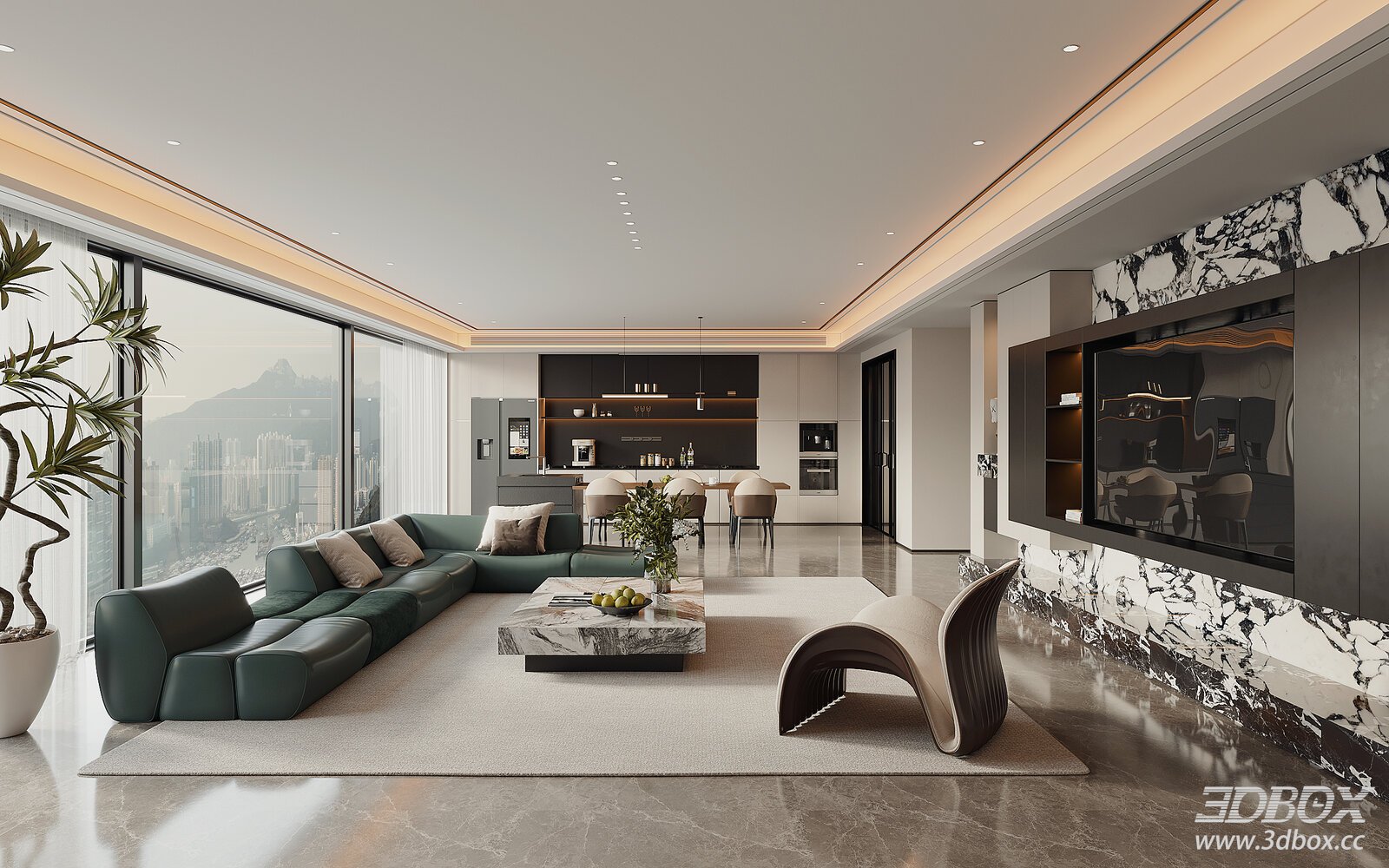 Modern Light Luxury Dining Room
