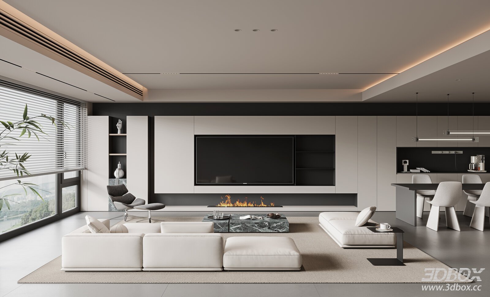Modern Minimalist Dining Room