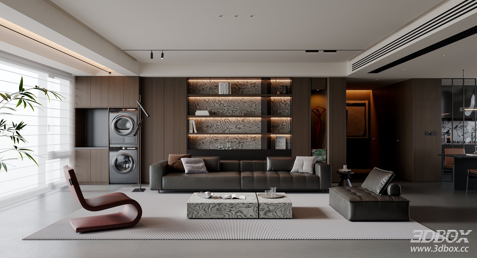Modern Italian Living Room Sofa Coffee Table Sofa Lounge Chair Decorative Cabinet Floor Lamp