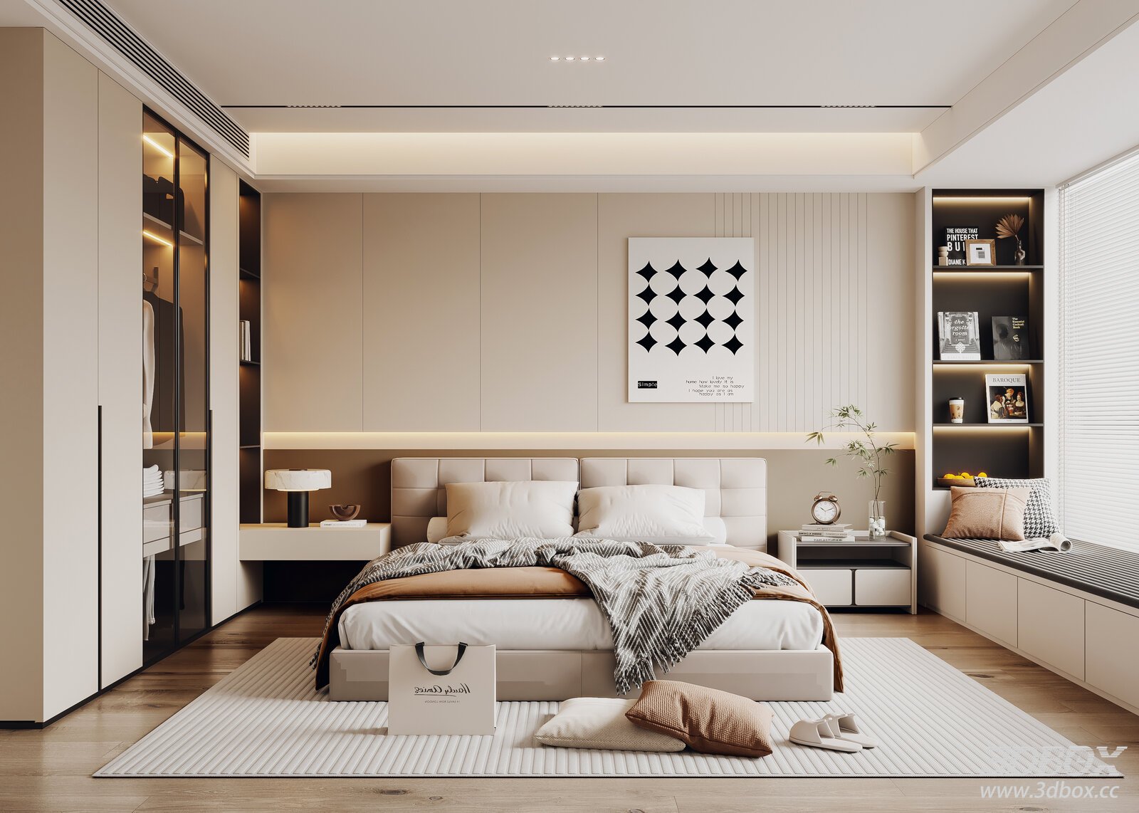 Modern Minimalist Bedroom