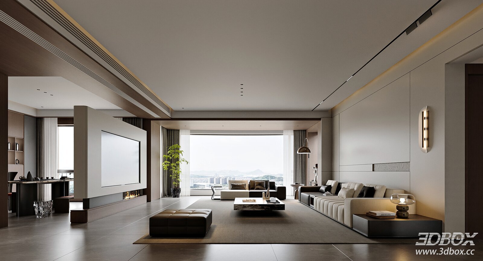 Modern Living Room Dining Room