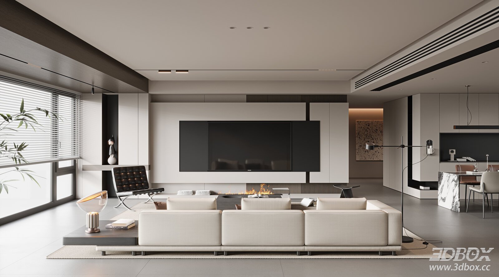 Modern Minimalist Dining Room