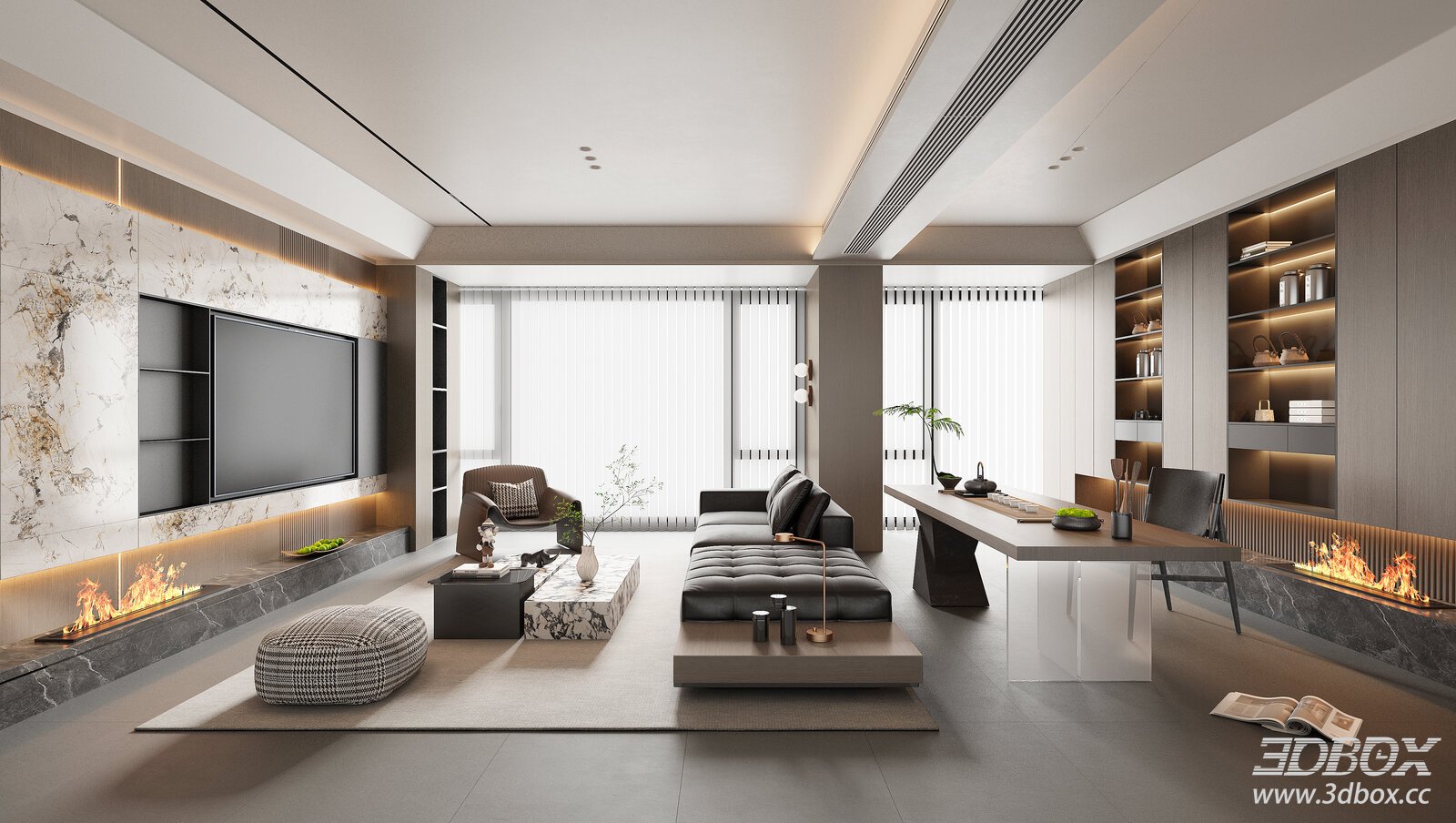 Modern Italian Light Luxury Living Room