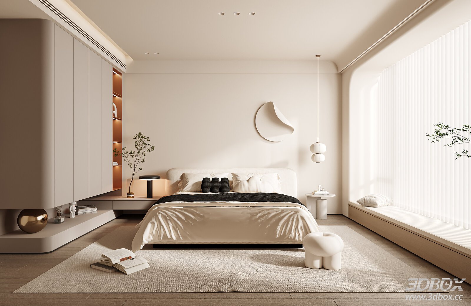 Modern Cream Style Bedroom
