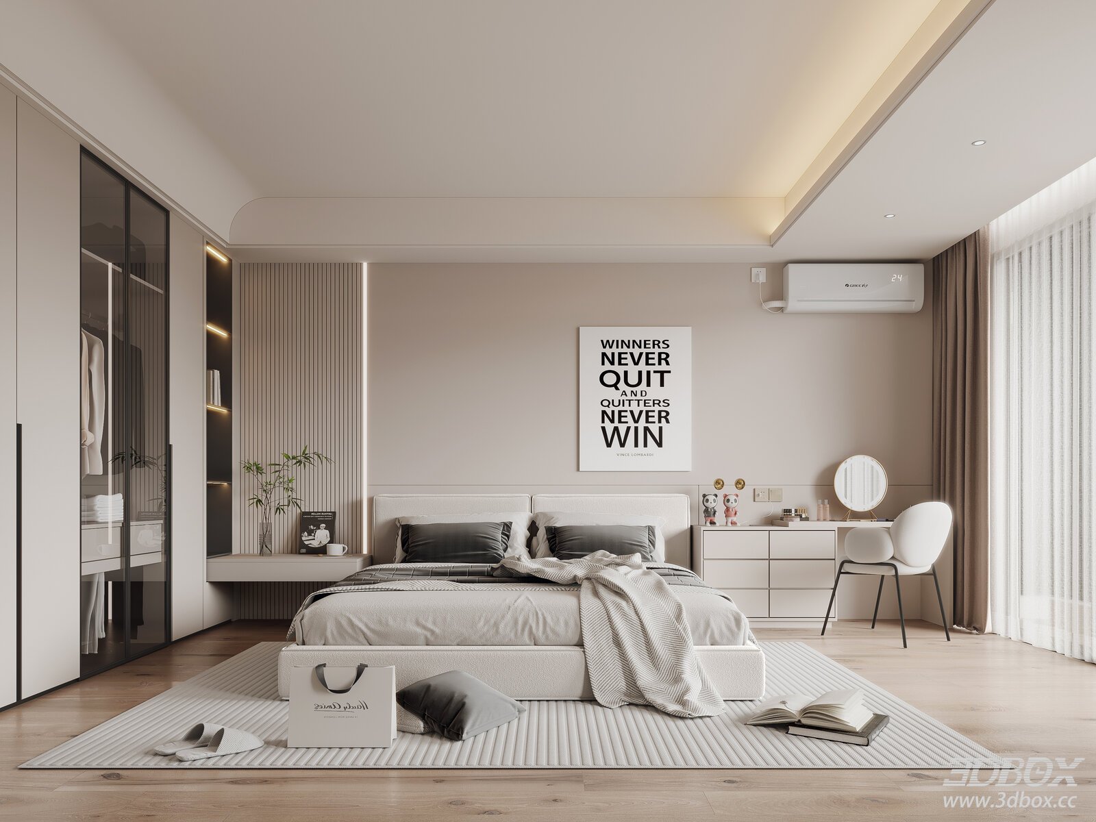 Modern Cream Style Bedroom