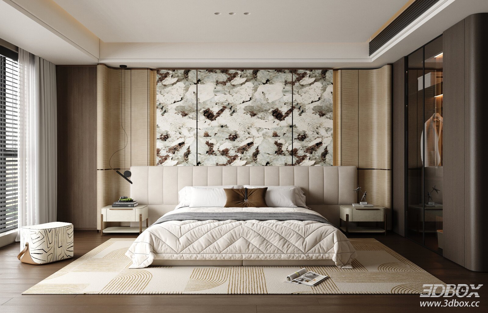Italian Light Luxury Bedroom Modern Light Luxury Master Bedroom Bedroom