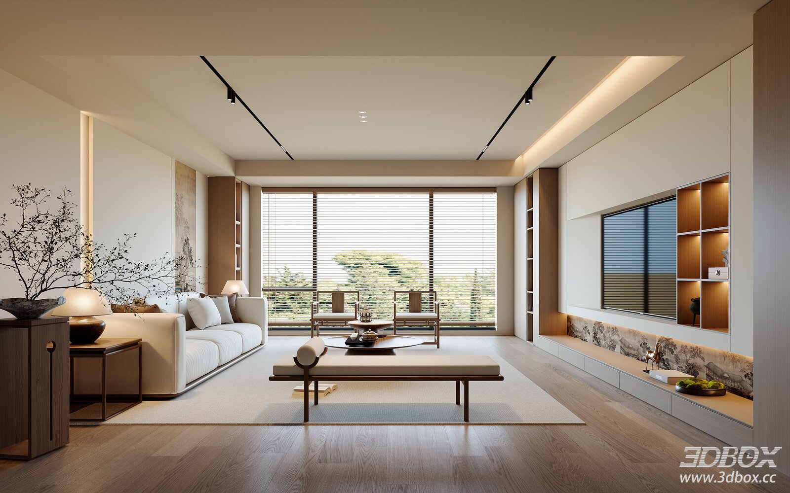 New Chinese Bedroom