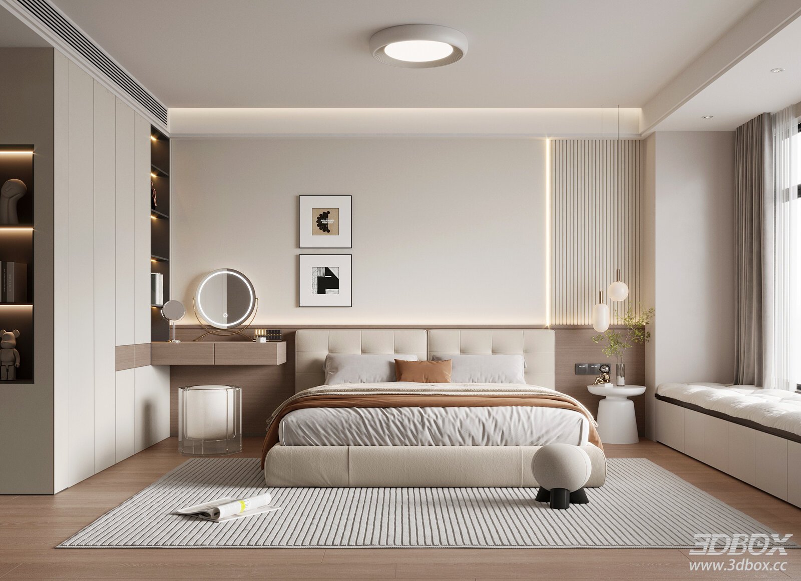Modern Cream Style Bedroom