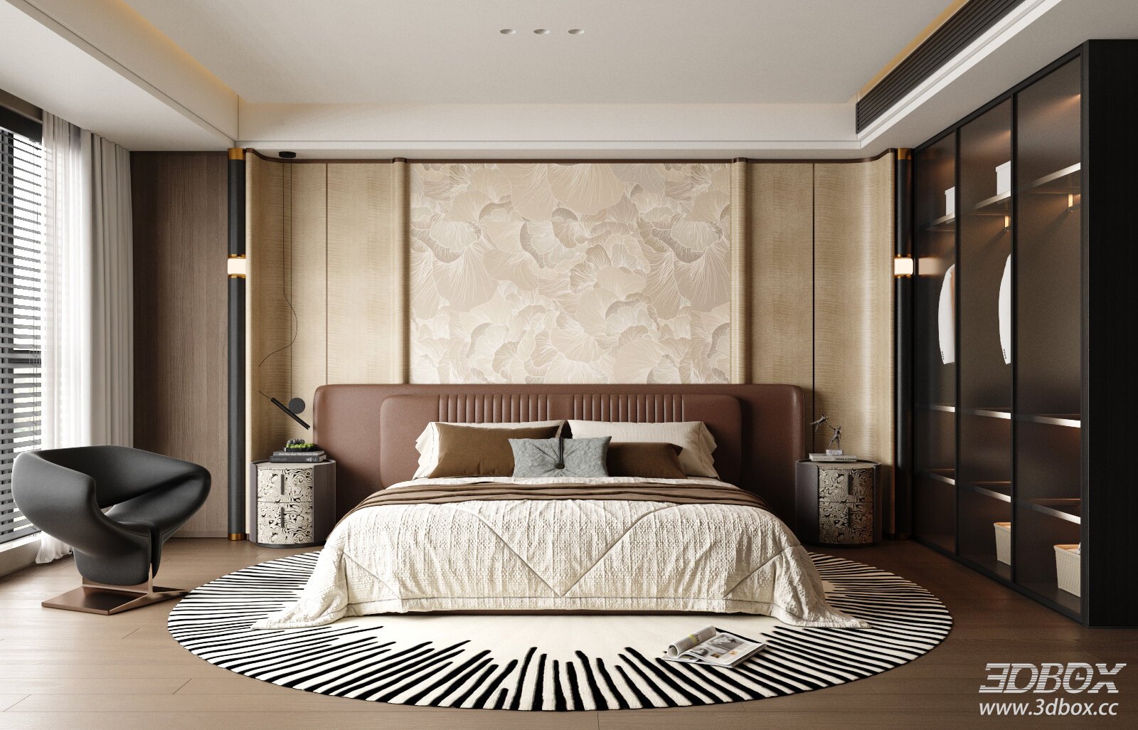 Italian Light Luxury Bedroom Modern Light Luxury Master Bedroom Bedroom
