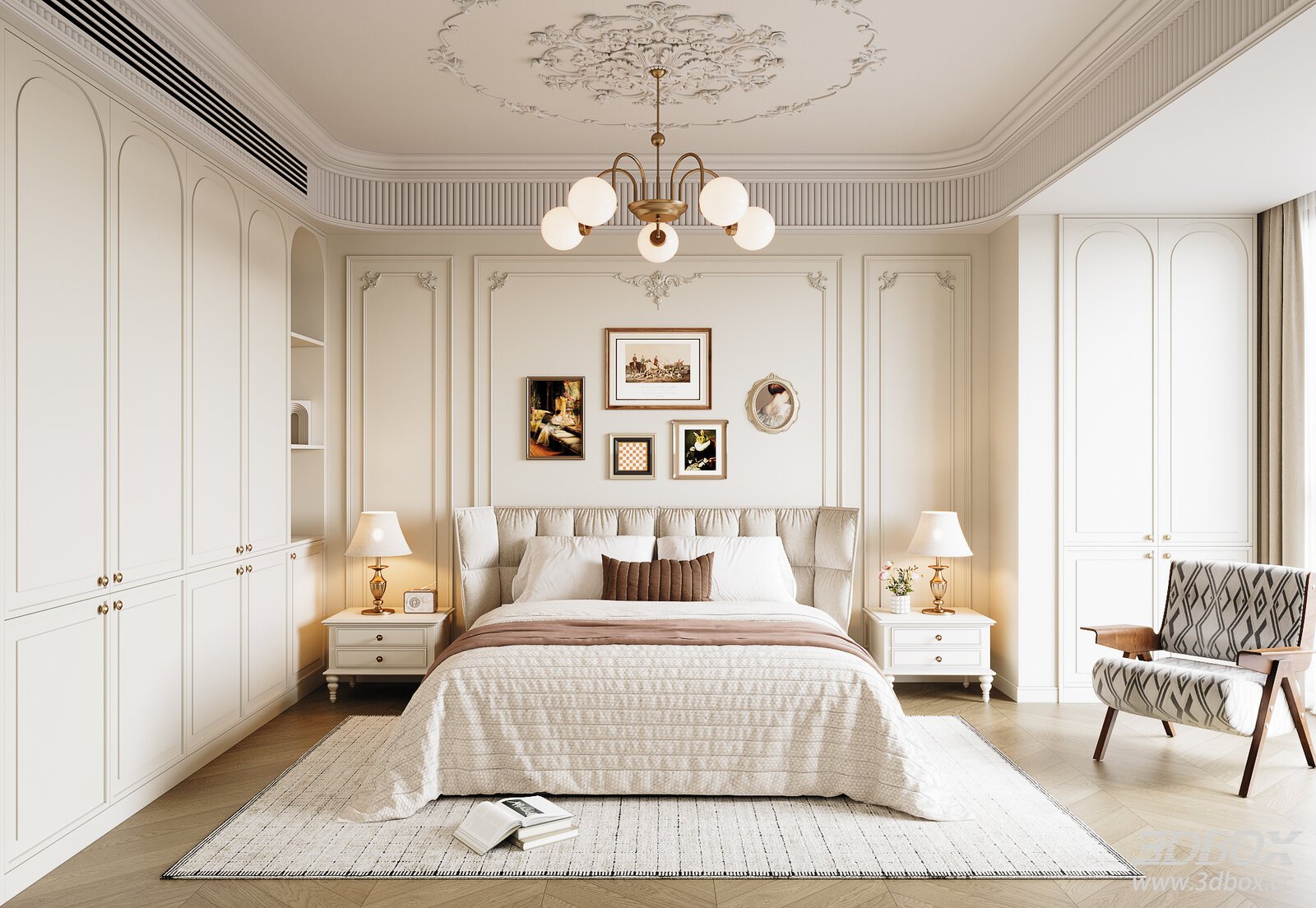 French Bedroom French Lounge Chair French French Chandelier