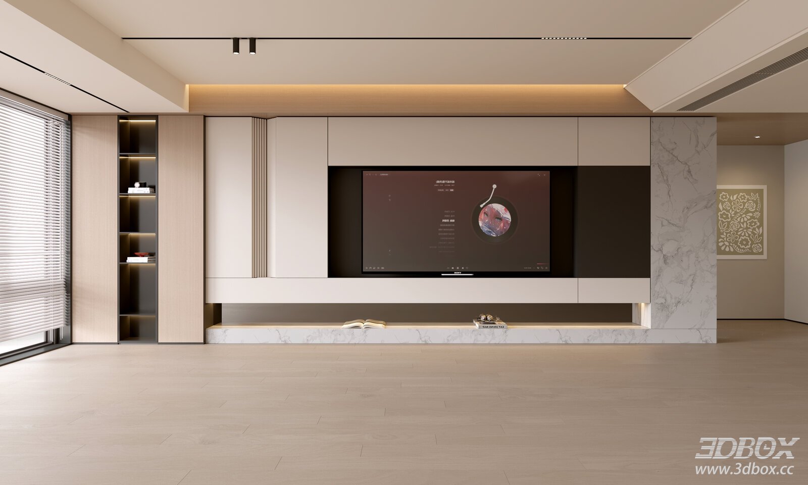 Modern Living Room Living Room TVBackground Wall Living Room Cream Style Background Wall