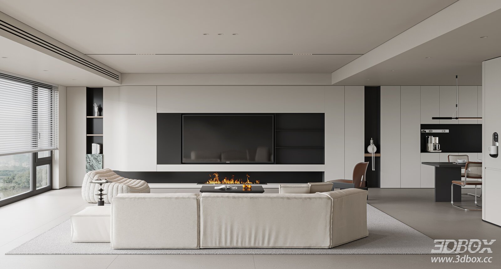 Modern Minimalist Living Room