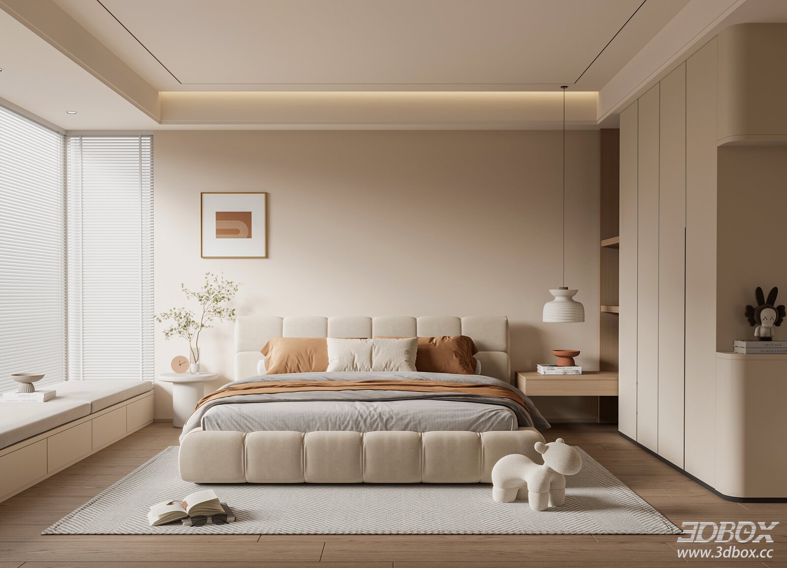 Modern Cream Style Bedroom