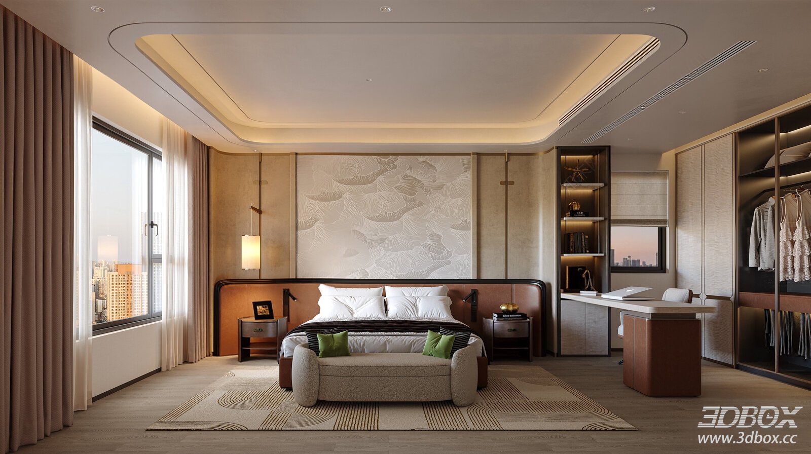 New Chinese Bedroom