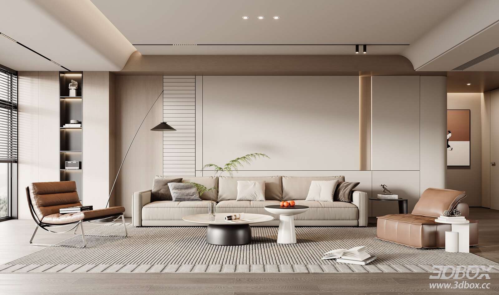 Modern Cream Style Living Room