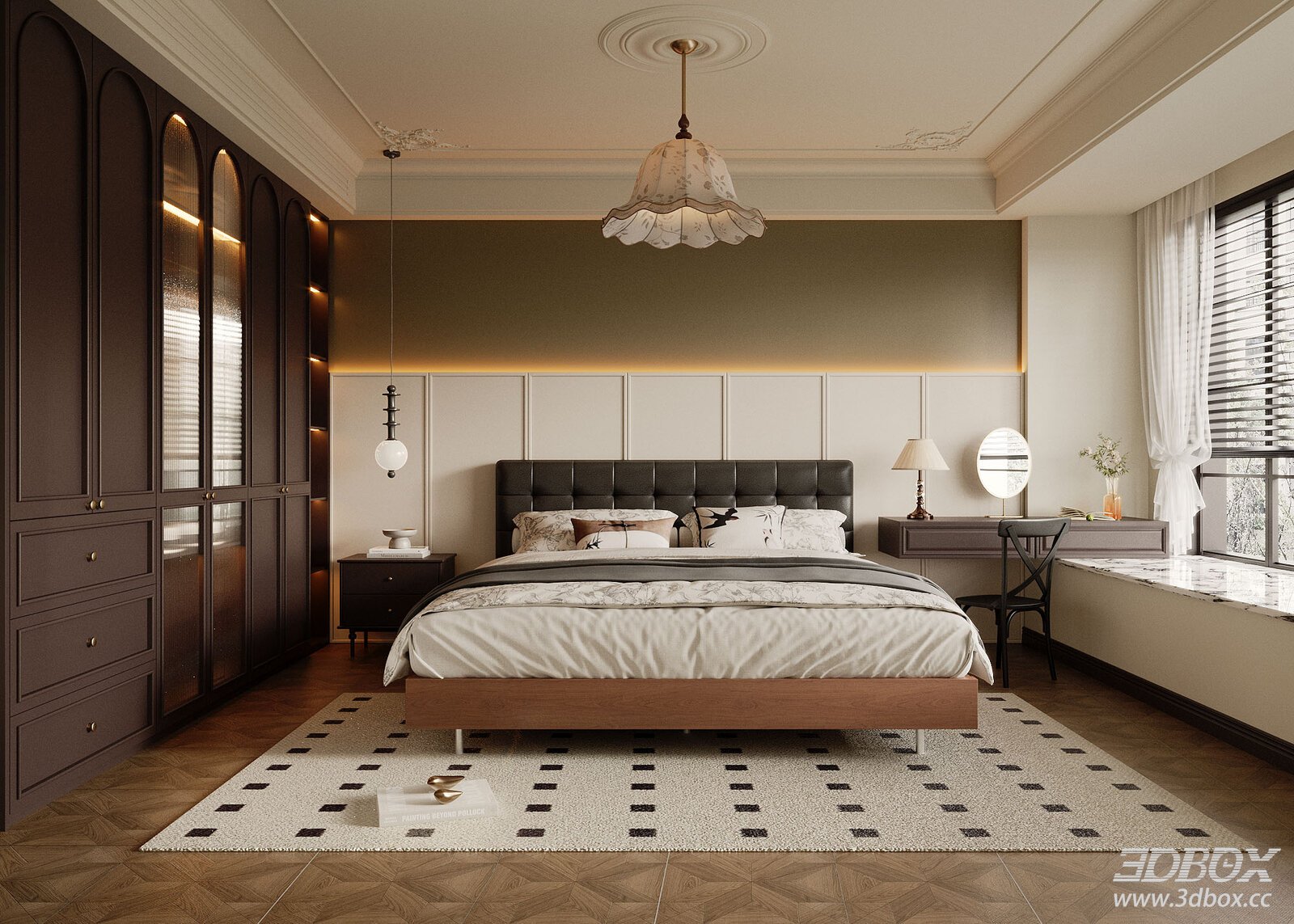 French Vintage Bedroom
