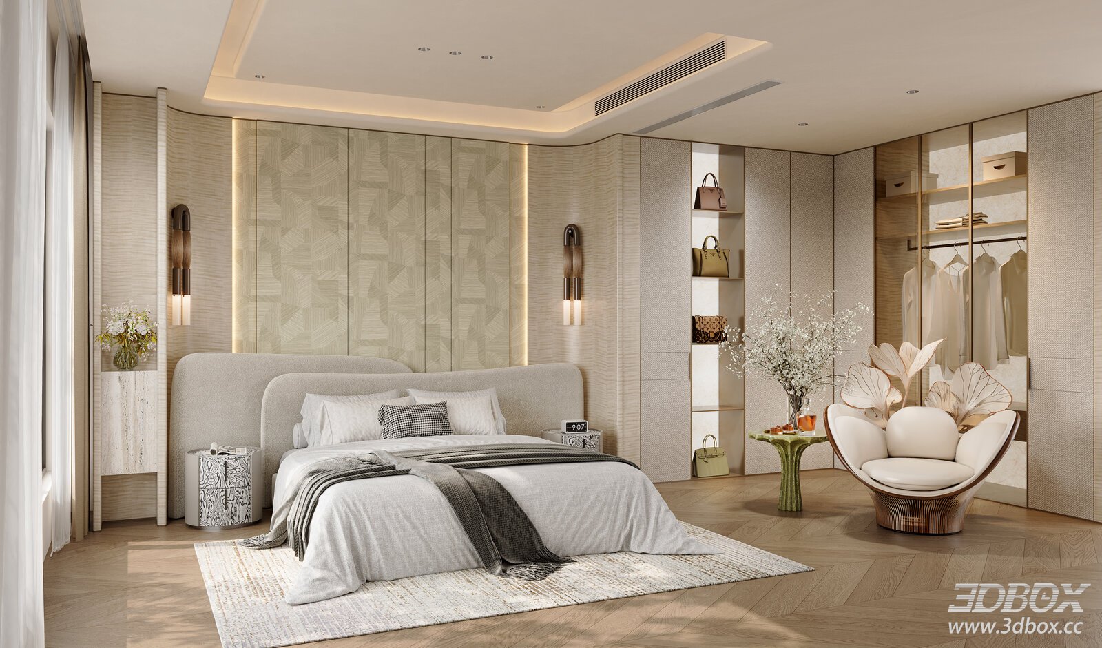 Light Luxury Bedroom Master Bedroom