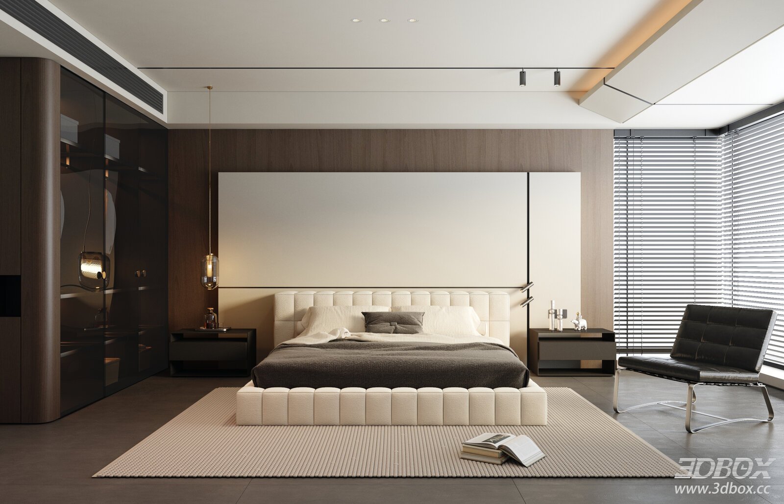 Italian Minimalist Bedroom Master Bedroom Bedroom Bedroom Villa Bedroom