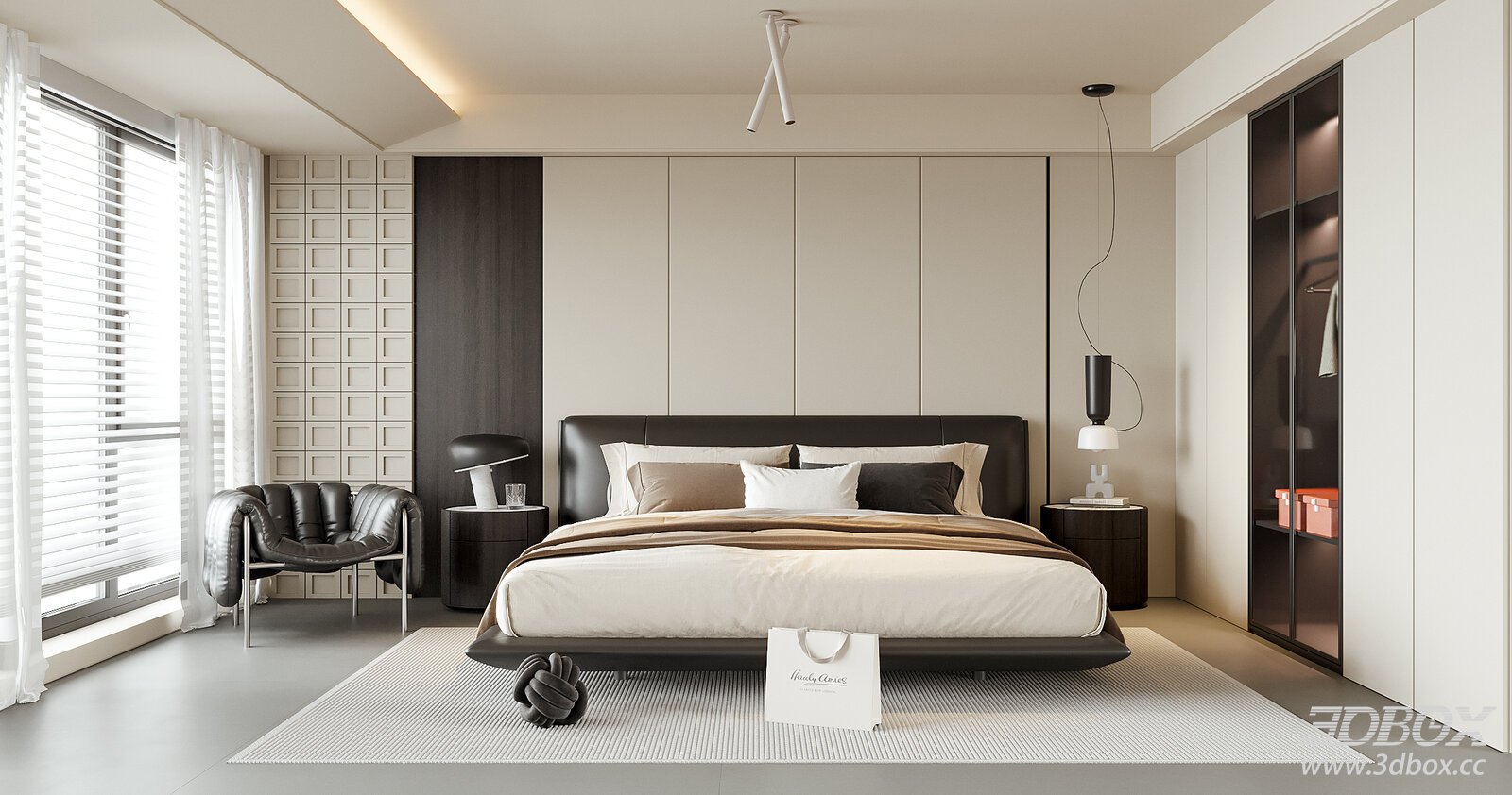 Modern Bedroom Double Bed