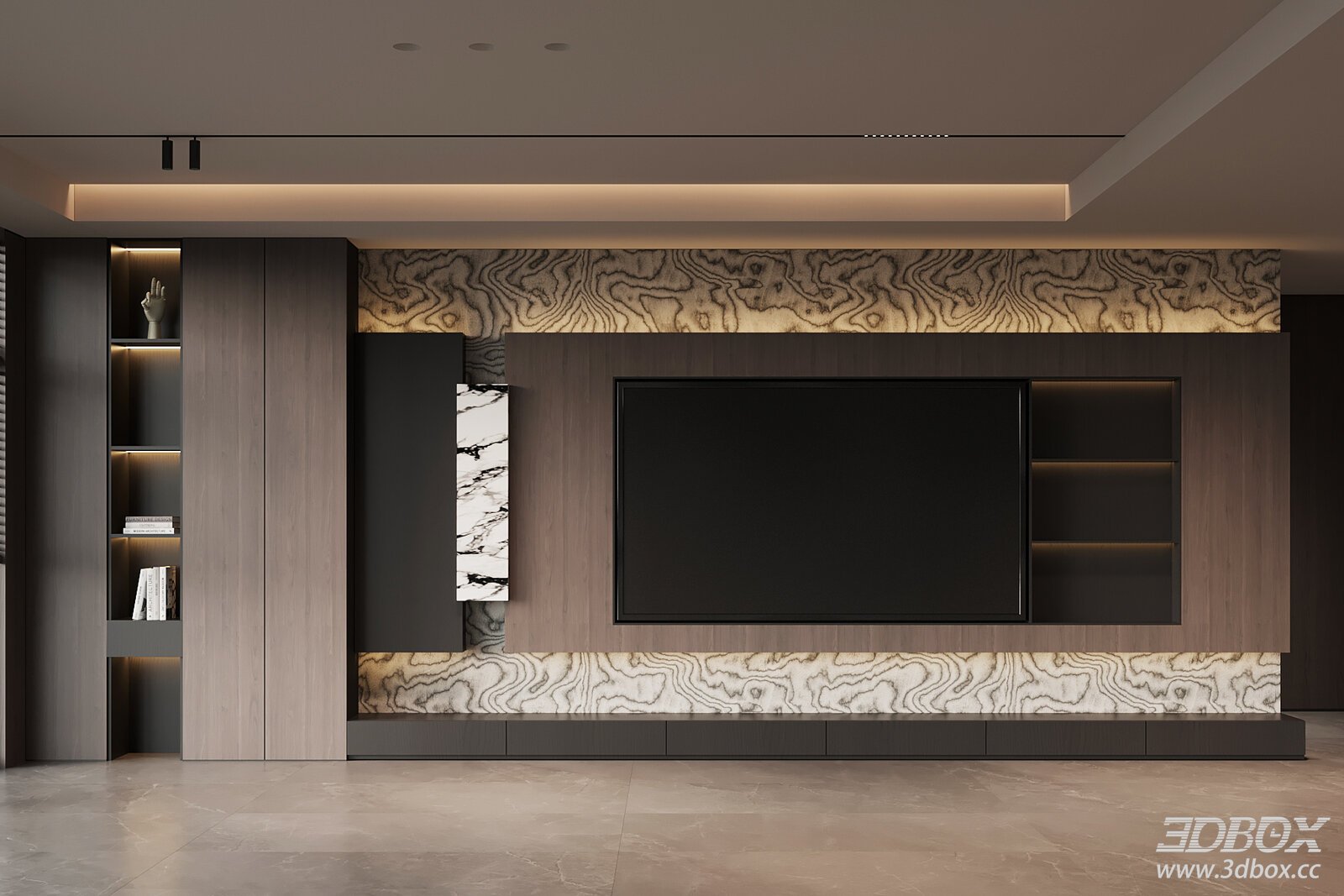 Modern Italian TVBackground Wall