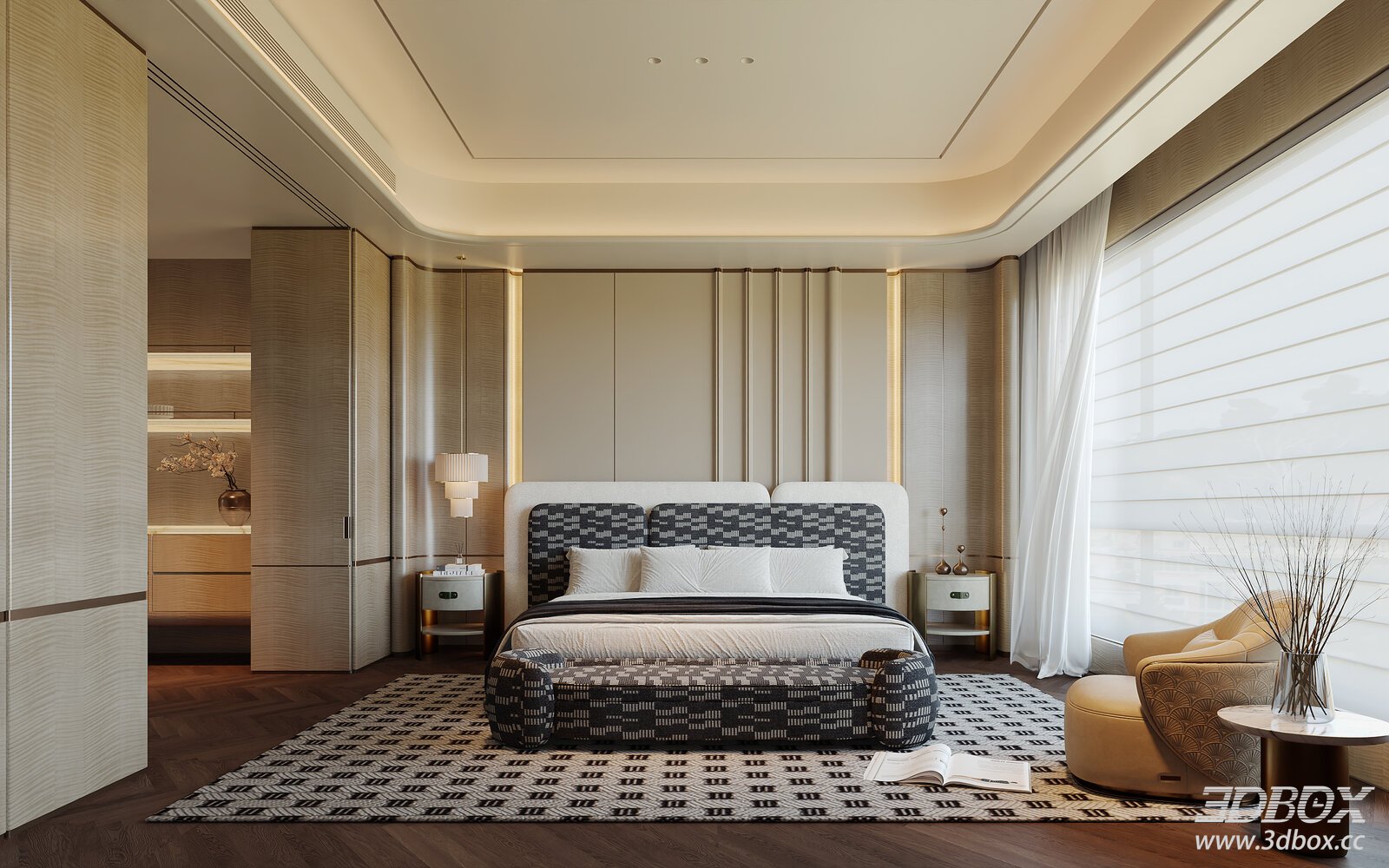 Modern Light Luxury Bedroom
