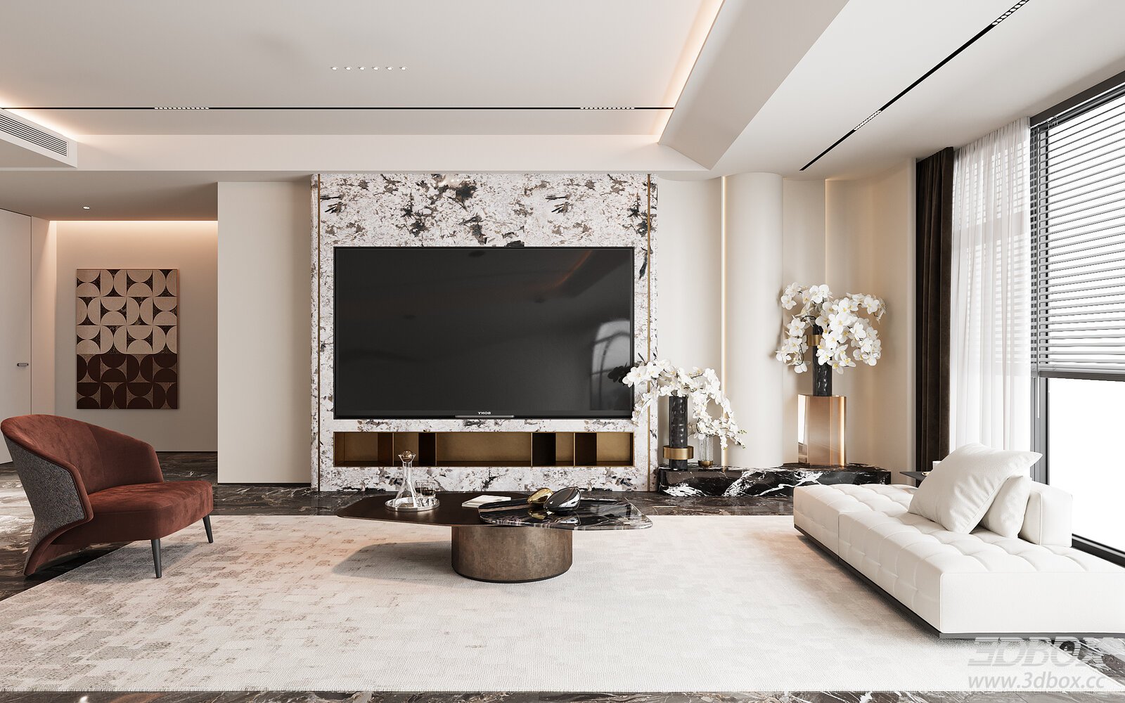 Light Luxury TVBackground Wall