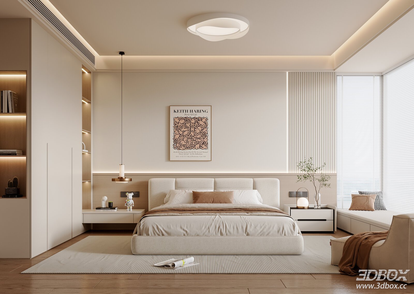 Modern Cream Style Bedroom