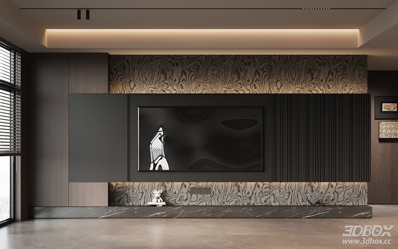 Modern Italian TVBackground Wall