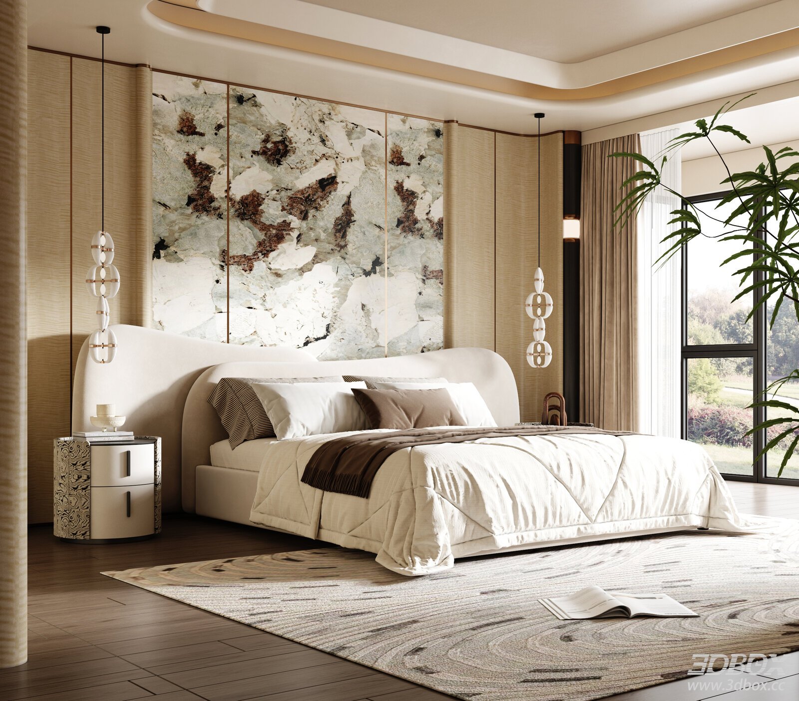 Italian Light Luxury Bedroom Modern Light Luxury Bedroom Bedroom Master Bedroom